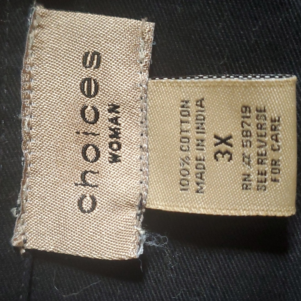 CHOICES WOMAN COTTON BLACK JACKET SHIRT - Picture 2 of 11